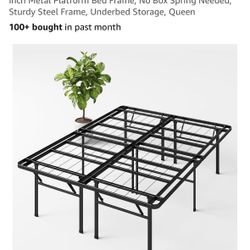 Heavy Duty Mattress Foundation, 18 Inch Metal Platform