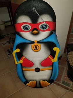NEW SNOWSTORM KIDDY SLED 36" PENGUIN.  PICK UP MIDDLEBORO ONLY FINAL SALE 