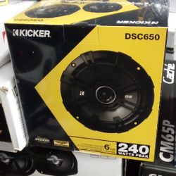 Kicker 6.5" Door Speakers 