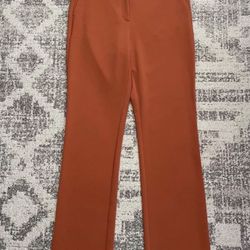 Aritzia Babaton Atelier Tall pants in Coral Size 10