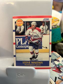 SCORE 1990 Steve Maltais #417 Washington Capitals NHL Prospect '90 Card