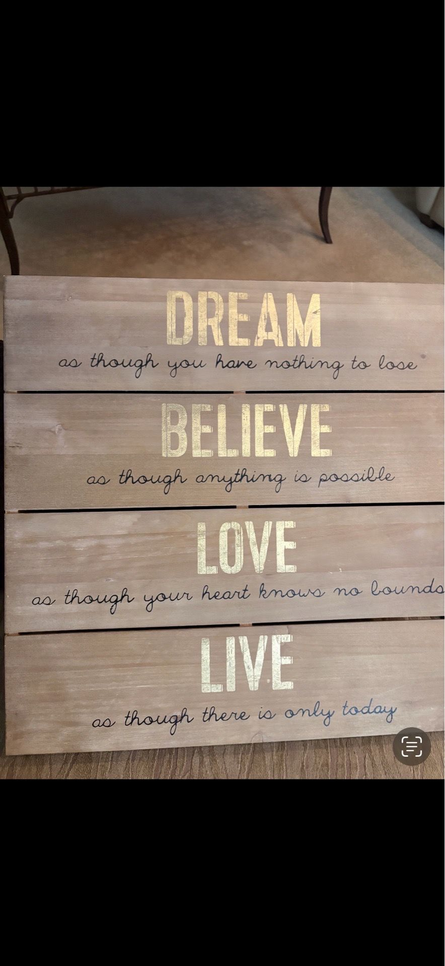NEW WOODEN BARNYARD STYLE WALL ART 20x20