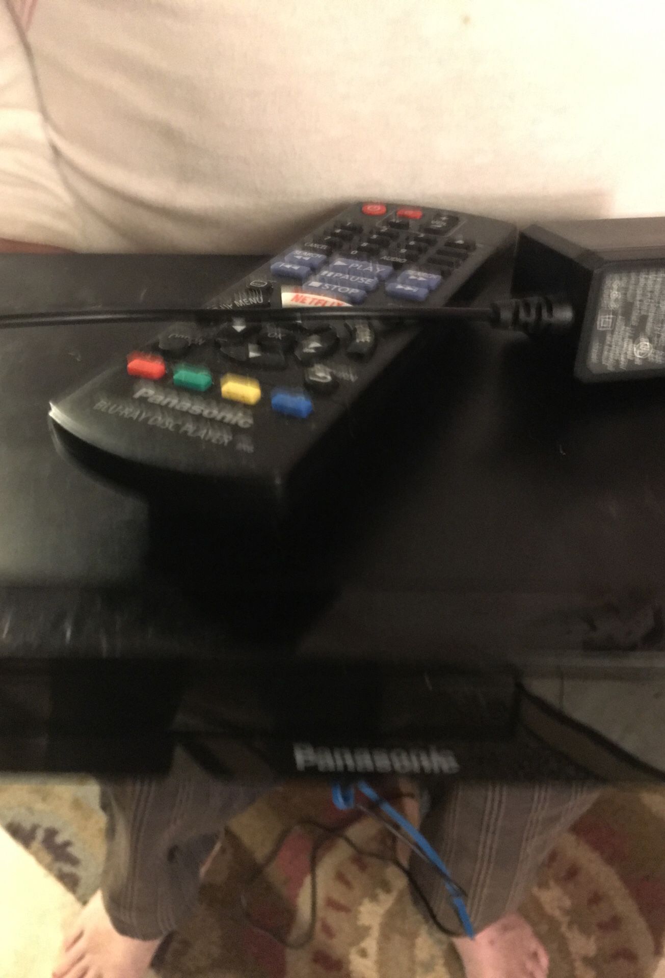 Panasonic Blu-ray DVD player w|remote