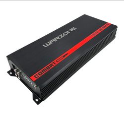 Gravity Audio WC1500.1D Warzone 1500W True RMS Car Amplifier Class D Amp 1/2/4 Ohm Stable with Remote Sub Control with 1 Year Full Replacement Warrant