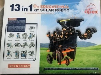 Educational solar 13 robots in one kit-build it yourself