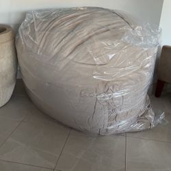 Round Bean Bag Chair 4 Ft Diameter 