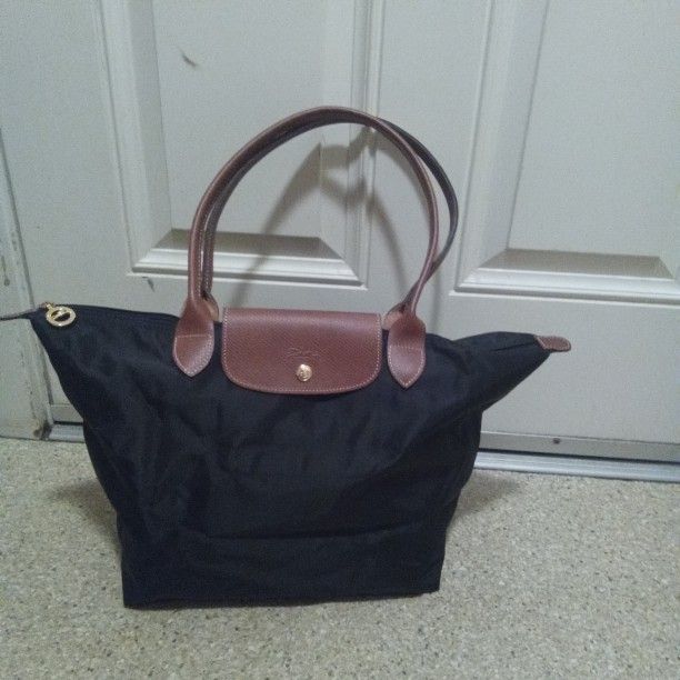 Longchamp Black Medium Shoulder Bag