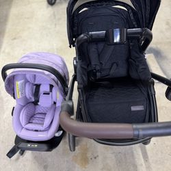 EVENFLO CAR SEAt AND STROLLER