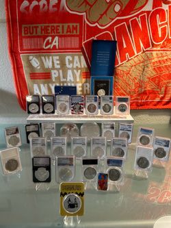 Large Silver Coin Collection NGC PCGS Graded Lot