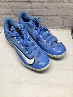 Nike Alpha Huarache Elite 4 Low MCS Baseball Cleats Blue Mens Size 14 FN7221-403