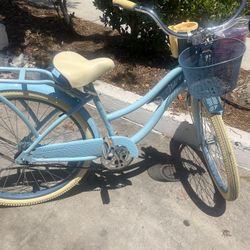 Nel Lusso Huffy Beach Cruiser Bike  25”