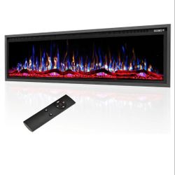 72" Electric Fire Place 