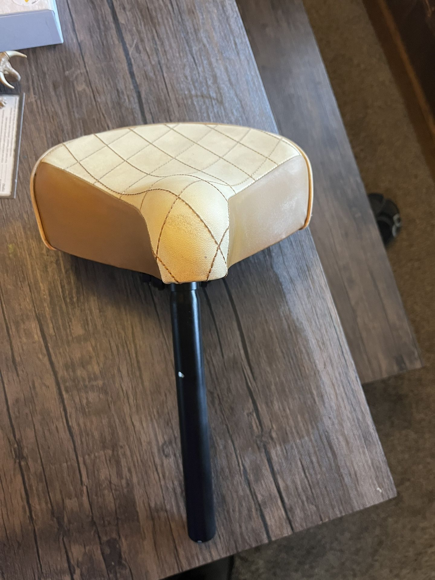 Vintage Huffy Bicycle Saddle