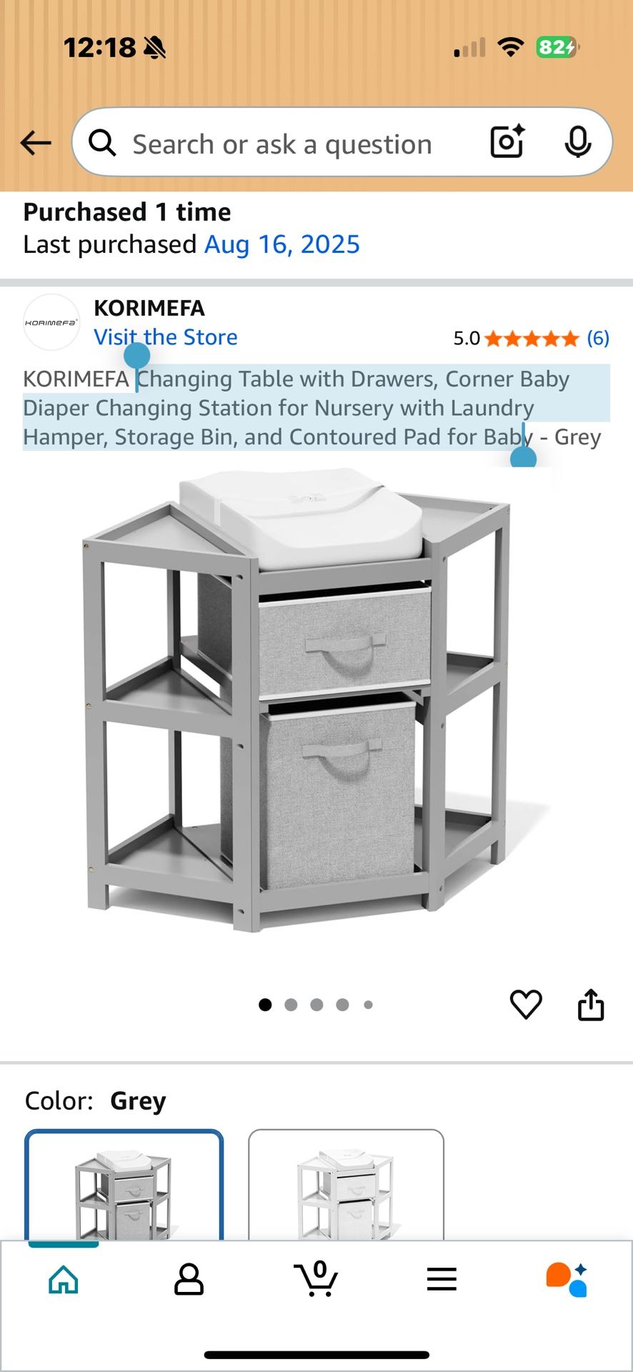 Changing Table Newborn/baby