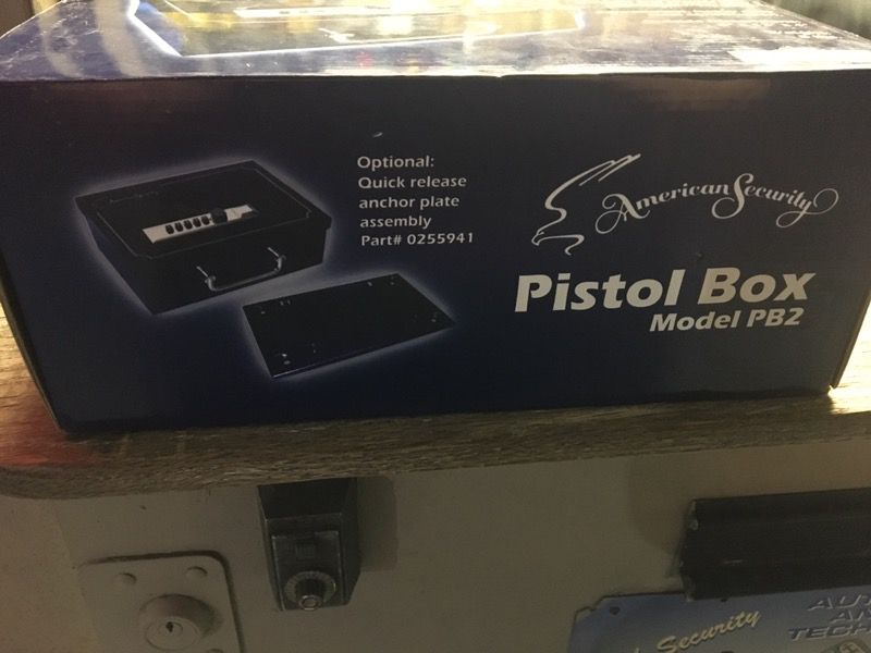 American Security Pistol Box Model PB2