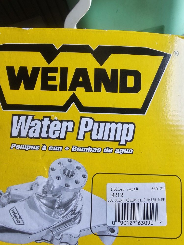 Weiand
Action +Plus Water Pump
Part #
9212