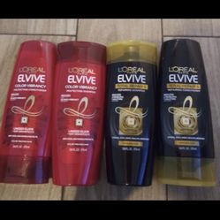 L’Oréal Elvive Champú $3 Each 