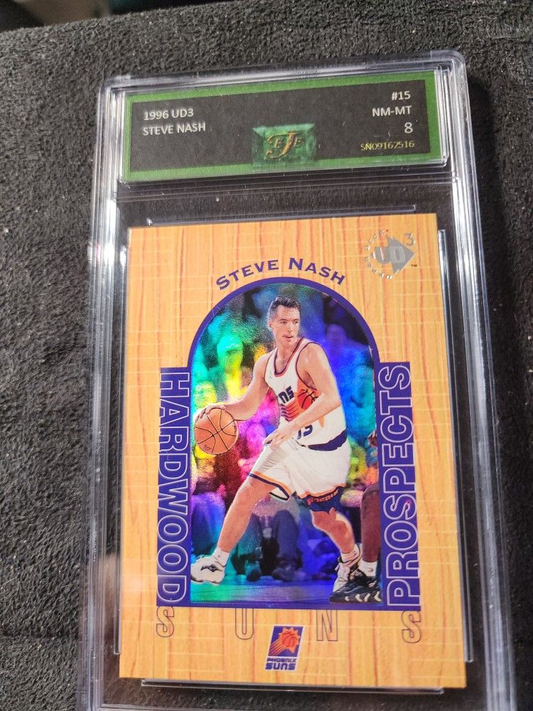 1996 Upper Deck UD3 Steve Nash HOF Rookie RC #15 8 NM-MT