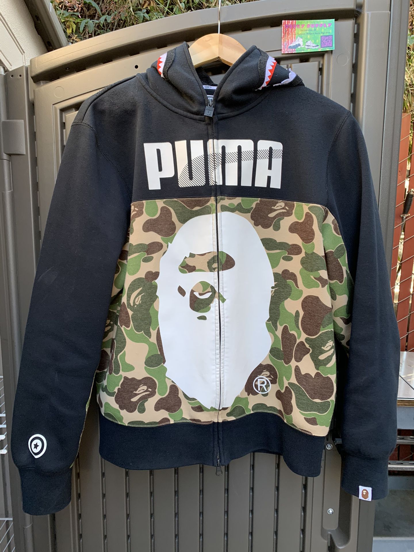 Puma x Bape Hoodie - Size Large
