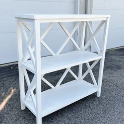 White Shelving Unit