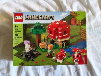 Lego Minecraft mushroom house set