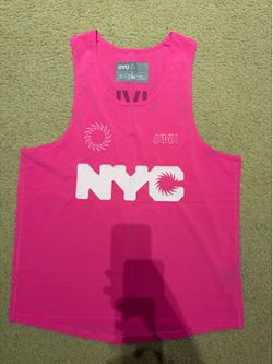 UVU Training Club NYC Running Vest – Pink Performance Race Singlet