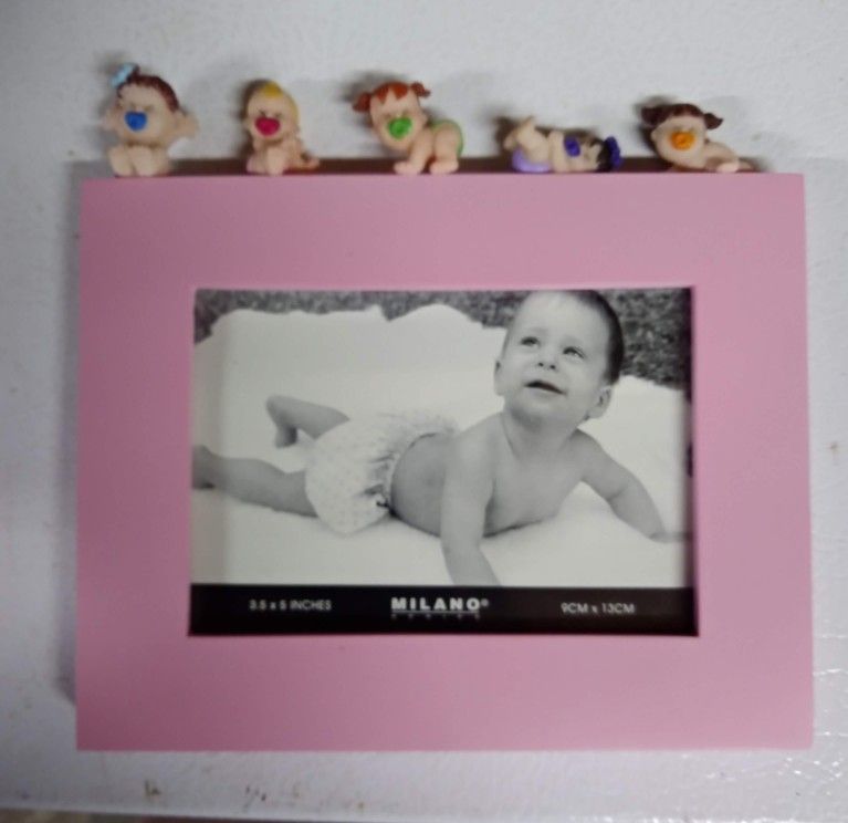 Milano Wooden Pink Photo Frame