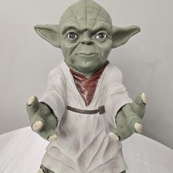 Collectable Life-Size Star Wars Yoda Statue Painted Compressed Foam 20"