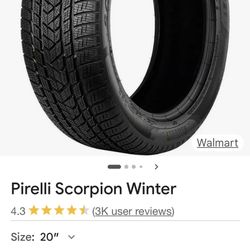 Pirelli Scorpion Winter Tires Set Of 4 275/40 R /20