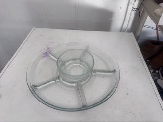 Glass food divider