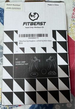 NIB FitBeast adjustable Hand Grip Workout Kit w/Digital Counter