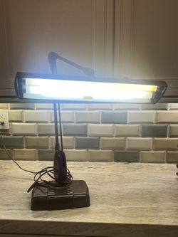 Mid  Century Dazor Industrial Drafting Table Desk Lamp