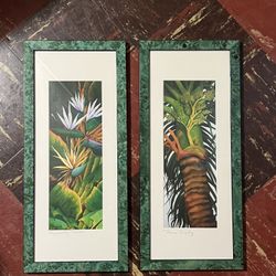 Framed Hawaiian Paintings - Autographed Patrice Federspeil