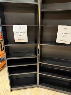 IKEA type bookcases