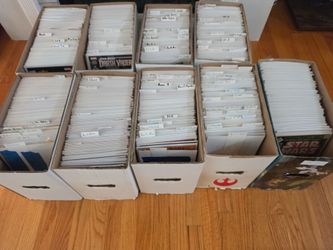 Large star wars only comic book collection