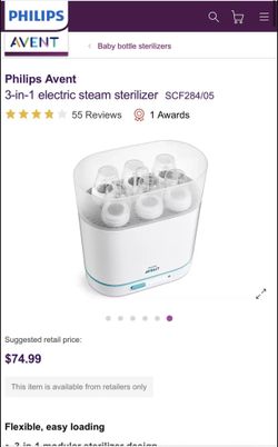 Philips Avent 3-in-1 electric steam sterilizer