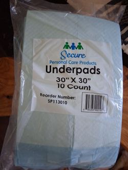 Underpads for Pets, Adults etc