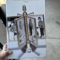 Revolving Picture Frame 5x7 Pictures With 6 Slots