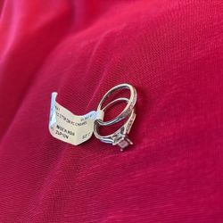 10kt White Gold With Diamonds Rings 