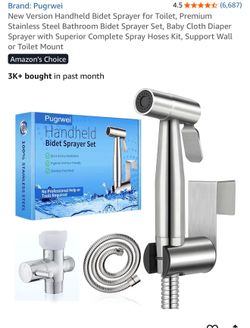 Pugrwei Handheld Bidet Sprayer Set