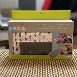 On the goldbug 2 in 1 changing mat and comfort wrap