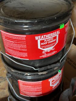 Plastic, Roof cement