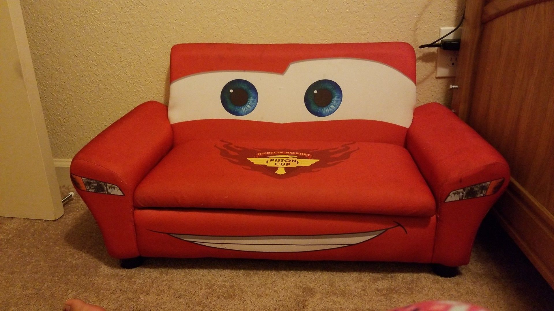 Lightning mcqueen couch