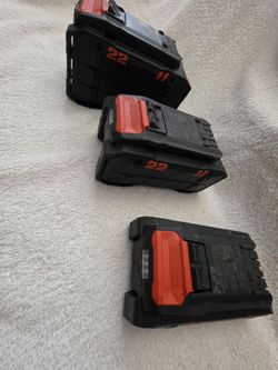 Hilti battery's 22v