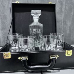 Whiskey Bottle And Glasses Set