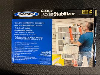 WERNER quick click ladder stabilizer ac78