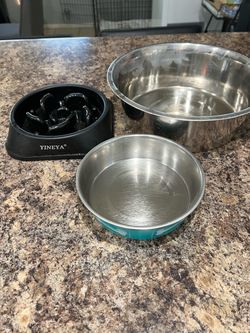 Dog Bowl Set of Three