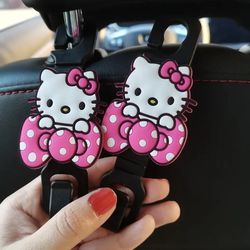 Hello Kitty Headrest Car Hooks