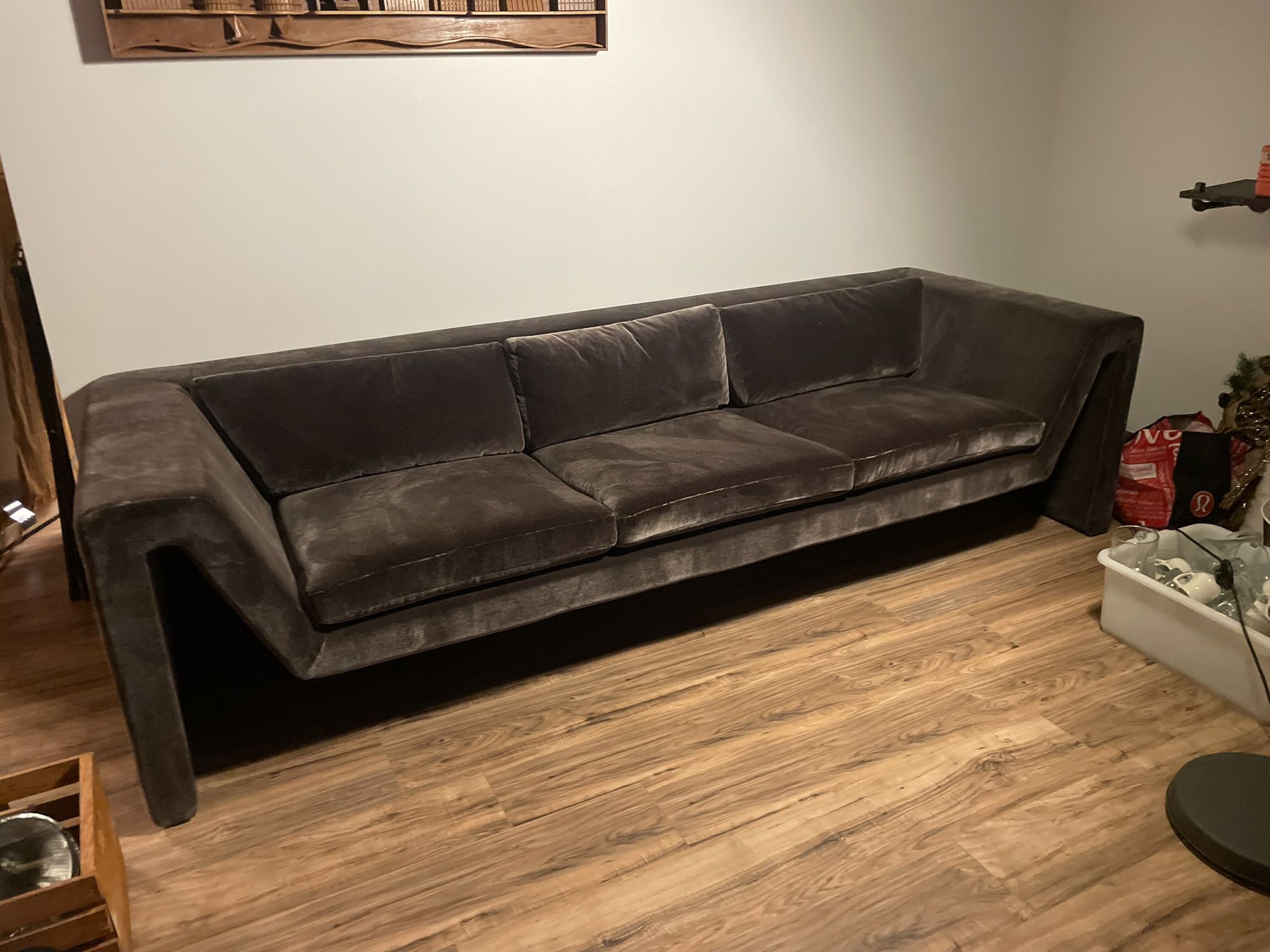 Crate And Barrel Camel Couch