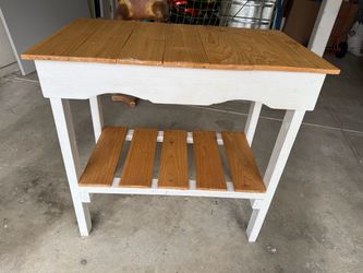 Rustic Farmhouse-Style Wood Table